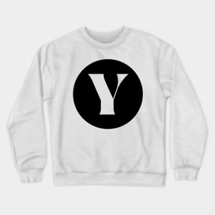 Y (Letter Initial Monogram) Crewneck Sweatshirt